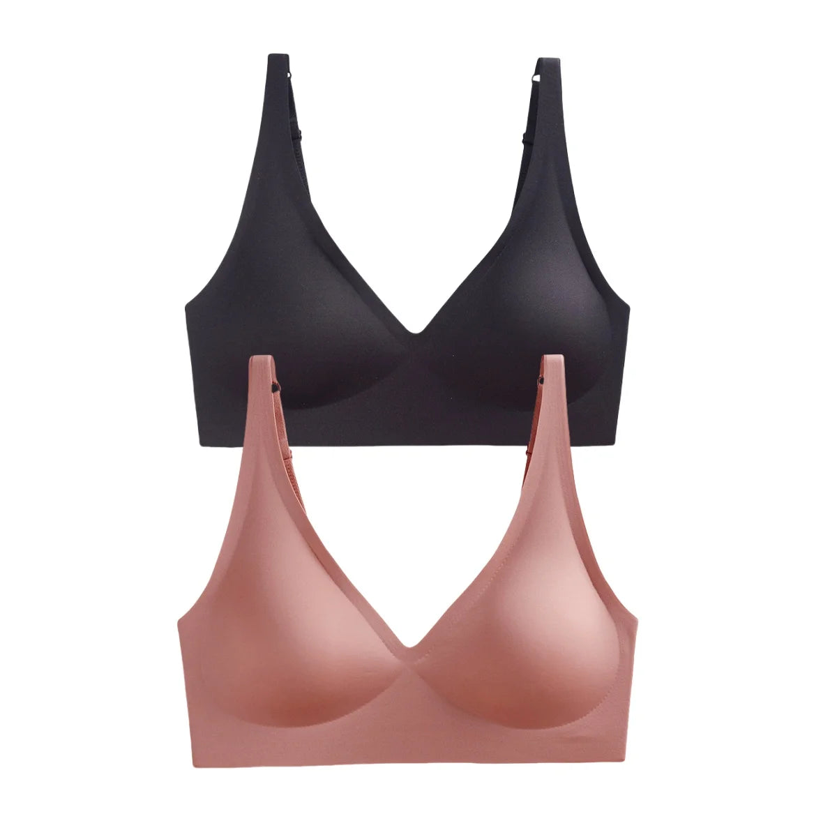 2Pcs/Set Seamless Bra Women Underwear Wireless Brassiere Soft Padded Intimate Female Push Up Sexy Lingerie Underwear Sleepwears Aviola