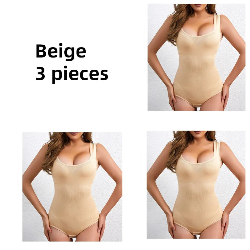 3 Pieces Light Shapewear Bodysuit Women Body Shapers Shapewear Body Shaping Clothes Postpartum Collapses Belly Shaping Top Aviola