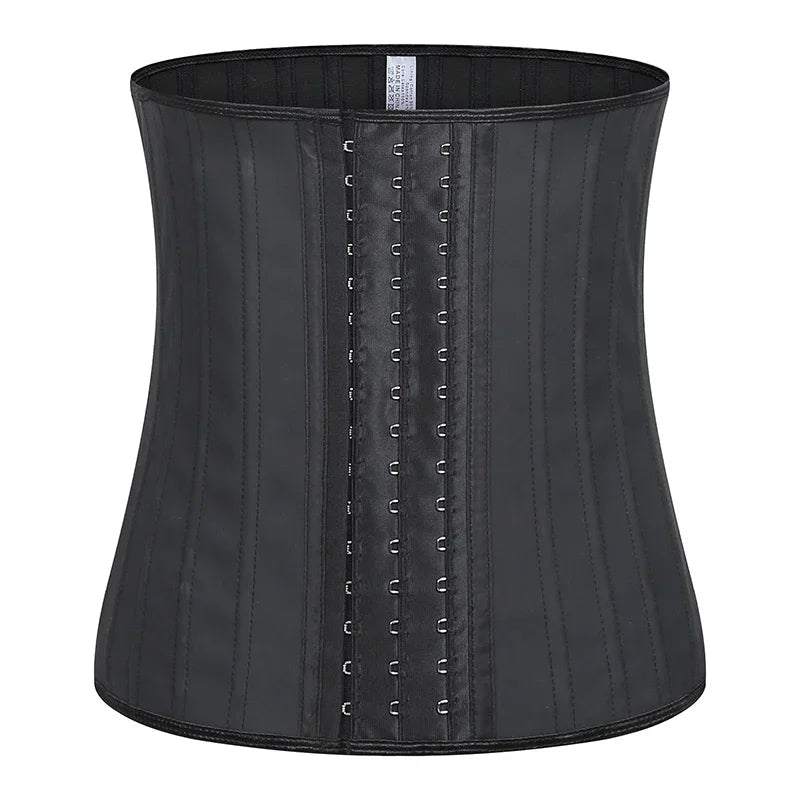 25 bones Corset Waist Trainer Latex Body Shapewear Women Tummy Shaper Belly Sheath Sllimming Belt Modeling Strap Weight Loss Aviola