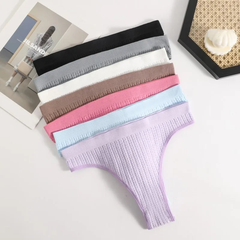 3Pcs/Set Seamless Panties Women Low Waist Briefs Soft Underwear Solid Color Sexy Lingerie Female Underpants Stretch Panty Aviola