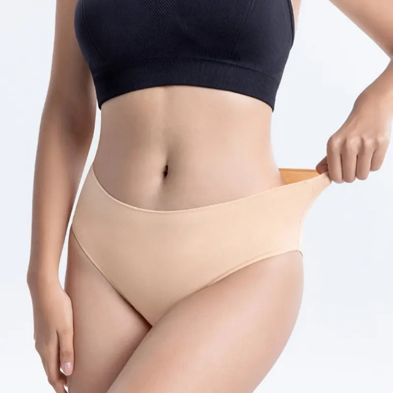 3Pcs/Set Cotton Panties Women High Waist Briefs Breathable Comfort Underwear Female Underpants Solid Color Intimates M-2XL Panty Aviola