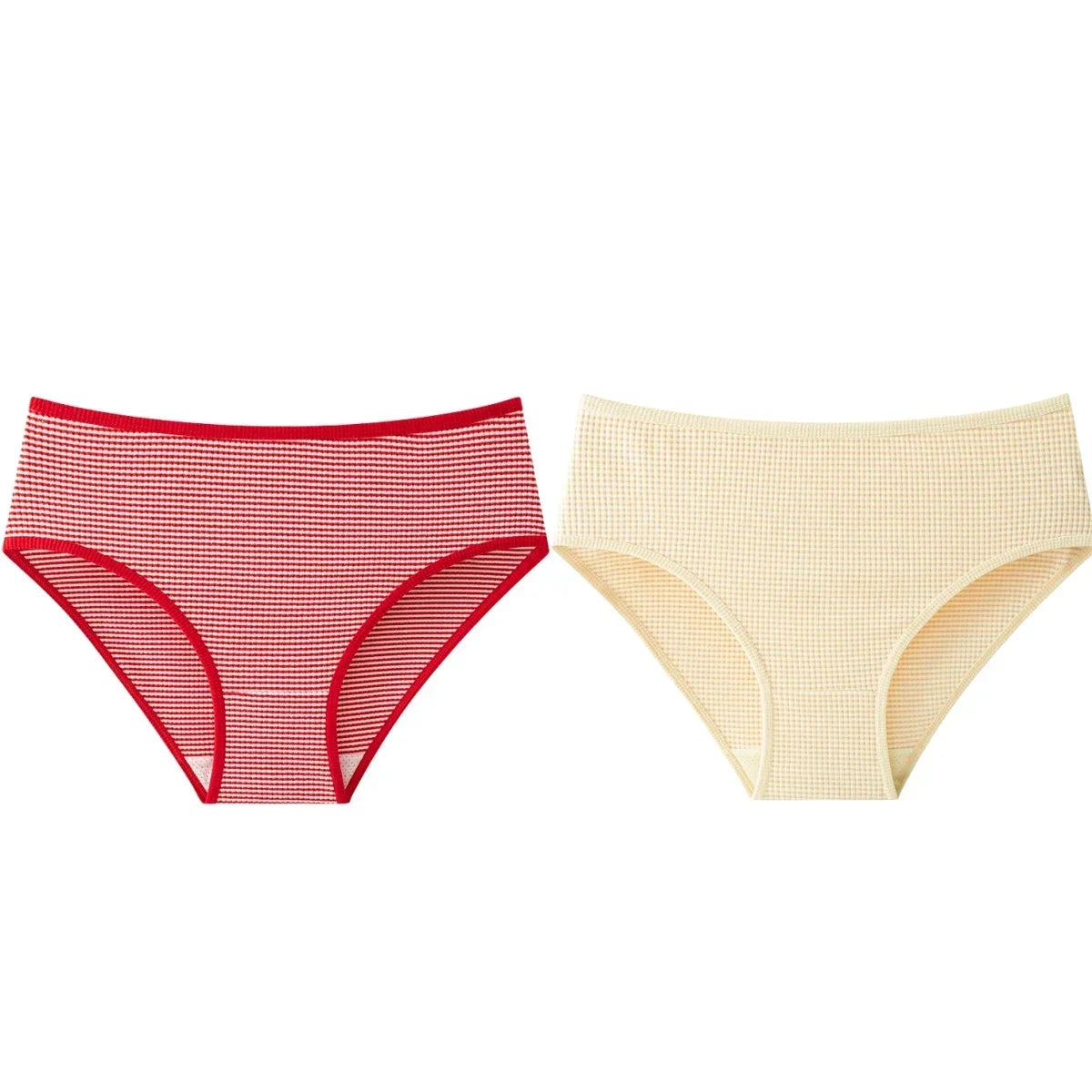 2Pcs/Set Women High Rise Panties Seamless Underwear Winter Warm Underpants Breathable Briefs Female Sexy Lingerie Aviola