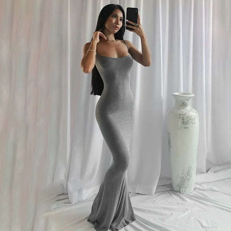 Y2K summer casual style Japanese and Korean casual women's suspender style collarless dress dress Aviola