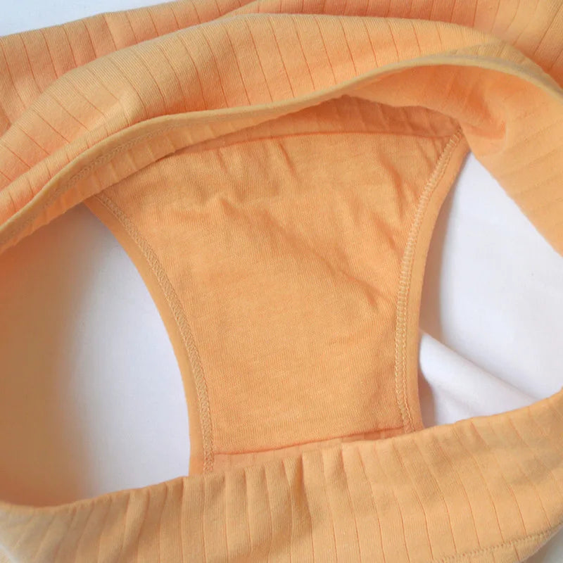 4Pcs/Lot Mid Waist Underwear Cotton Panties for Women Comfy Knickers Full Briefs Breathable Comfortable Basic Ladies Panty Aviola