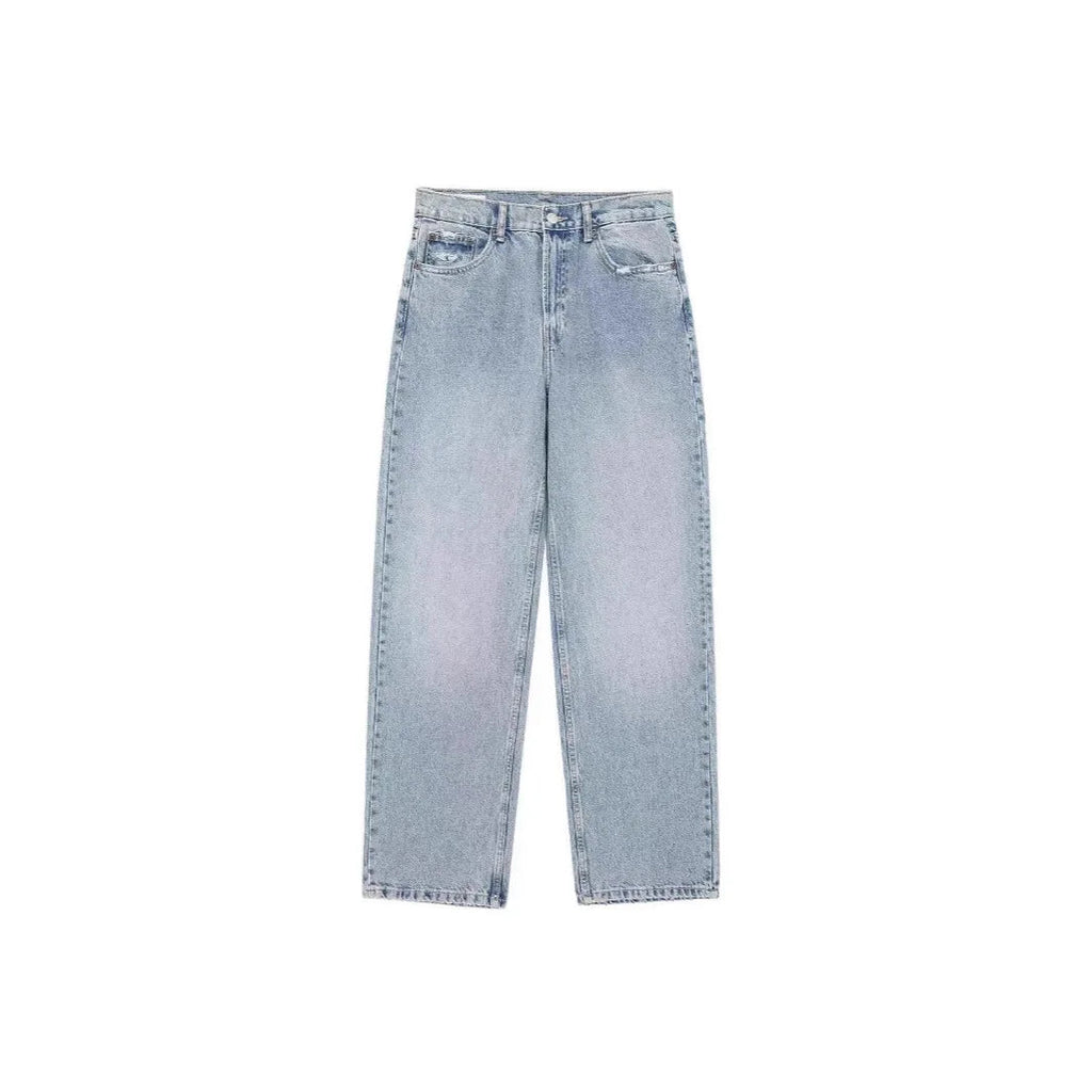 Jeans Women Denim Pant Straight Trousers Wide Leg Long Pants High Waist Y2k Streetwear Casual Mom Jeans Splice Elegant Work Aviola