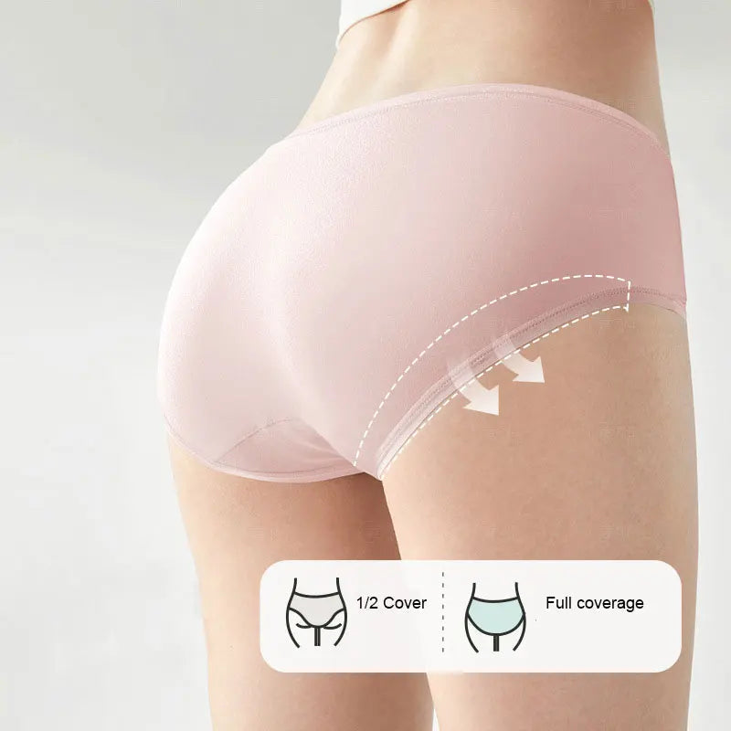 3pcs/Set Women's Mid-Waist Cotton Underwear Lingerie Breathable Female Girl Briefs Comfortable Lady Soft Panties Aviola