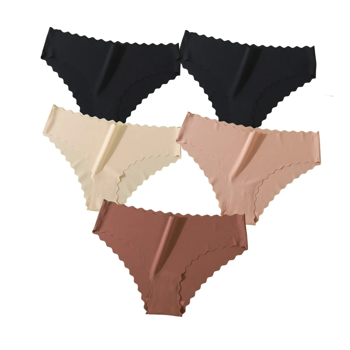 5Pcs/Set Briefs Women Panties Seamless Underwear Female Underpants Summer Soft Panties Thin Sexy Lingerie Aviola