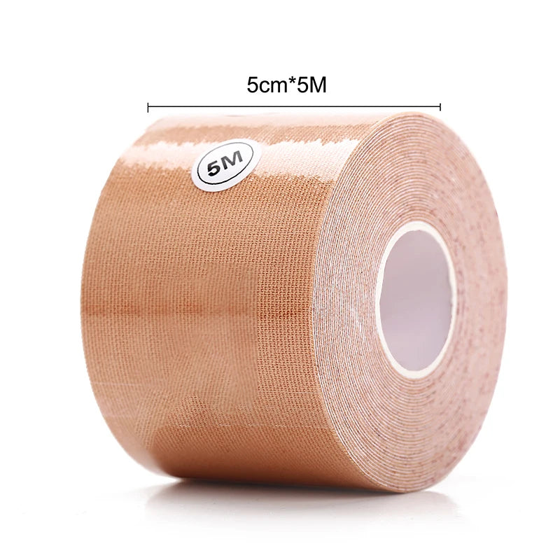 1 Roll 5M Boob Tape Push Up Bras For Women Free To Cut Large Chest Stickers Breast Lifting Up Tape Self Adhesive Invisible Bra Aviola