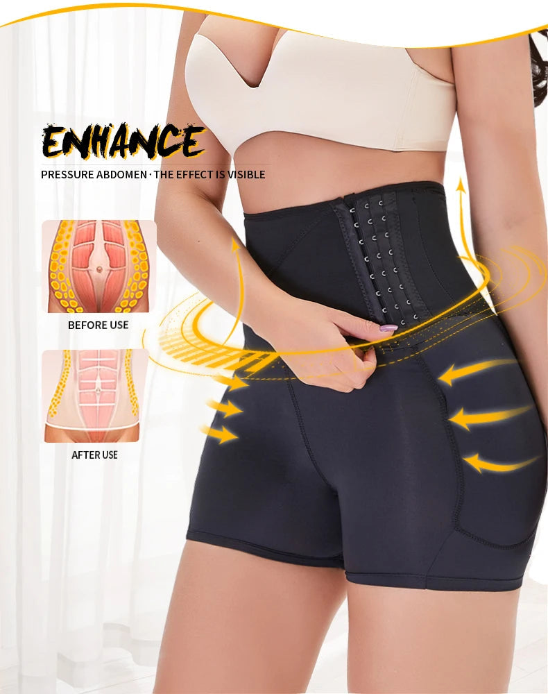 Body Shaper Butt Lifter Enhancer Hip Pad High Waist Tummy Control Panties Invisible Briefs Fake Ass Buttock Slimming Thigh Aviola