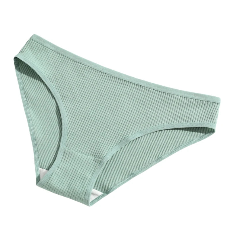 5Pcs/Set Women's Cotton Panties Sexy Underpants Solid Color Briefs Female Comfortable Stretch Soft Lingerie S-XXL Aviola