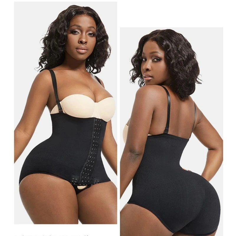 1 Piece Solid Seamless Light Shaping Shapewear Bodysuit,Adjustable Tummy Control with Open Crotch, Women's Underwear & Shapewear Aviola