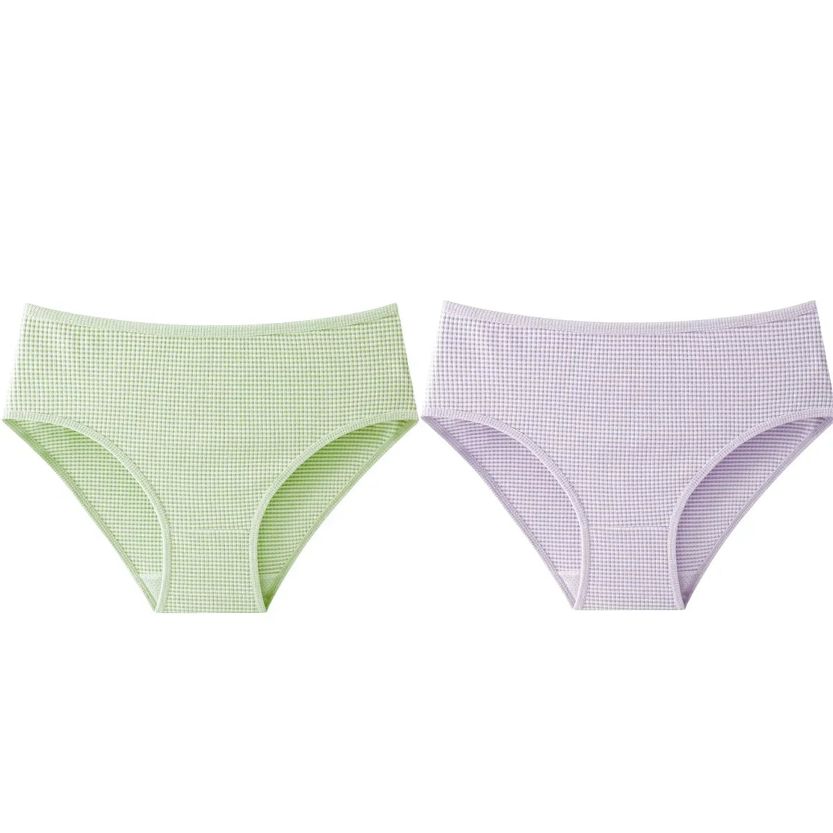 2Pcs/Set Women High Rise Panties Seamless Underwear Winter Warm Underpants Breathable Briefs Female Sexy Lingerie Aviola