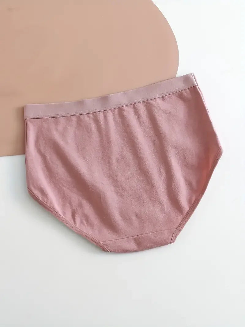 2PCS/Set Women Plus SizeCotton Panties Comfort Underwear 6 Colors Sexy Female High Waist Briefs Lingerie Aviola