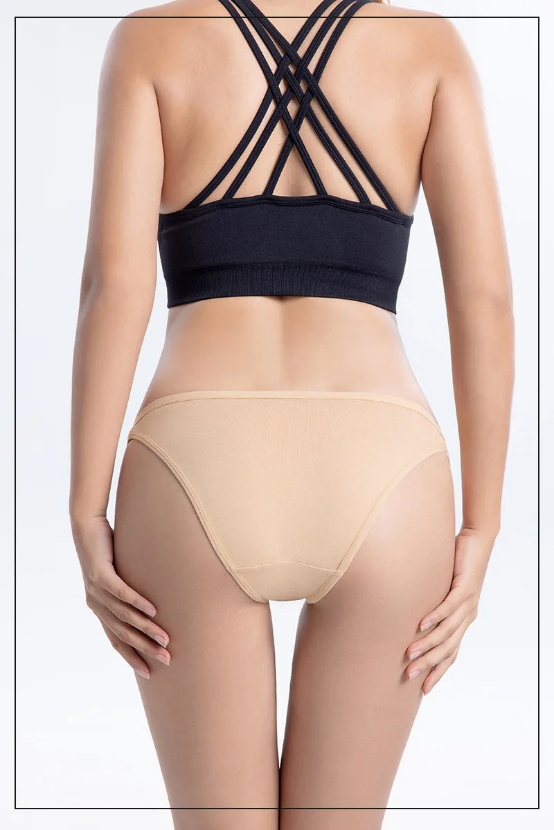 3Pcs/set Women Cotton Panties Female Mesh Underpants Solid Color Bikini Briefs Underwear Ladies Sexy Panty Girls Lingerie Aviola