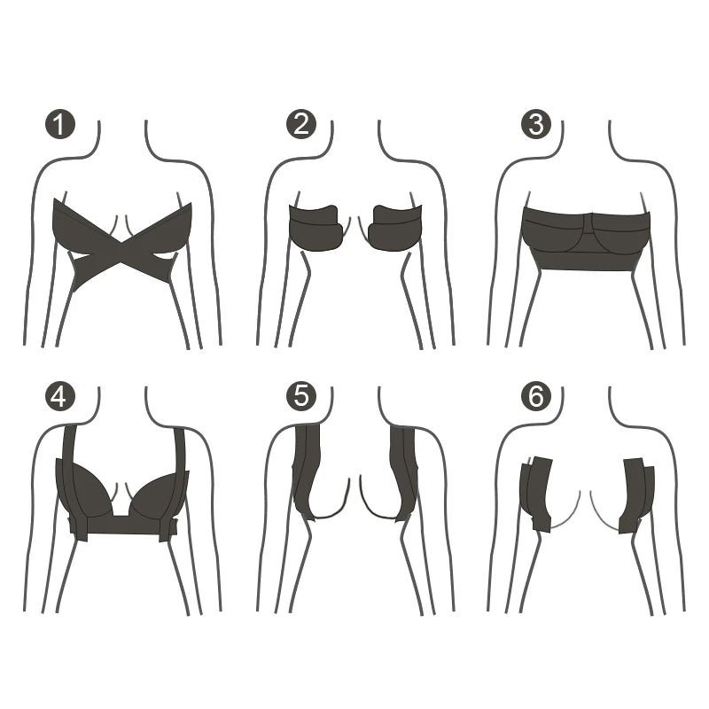 1 Roll 5M Boob Tape Push Up Bras For Women Free To Cut Large Chest Stickers Breast Lifting Up Tape Self Adhesive Invisible Bra Aviola