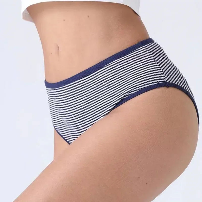 2Pcs/Set Women High Rise Panties Seamless Underwear Winter Warm Underpants Breathable Briefs Female Sexy Lingerie Aviola