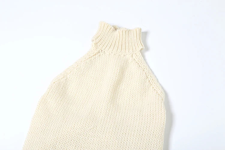 Nibber Knit See Through Women Dress Irregular Backless Sleeveless Halter Sexy Tassel Hem Clubwear Stretch Hipster Party Vestidos Aviola