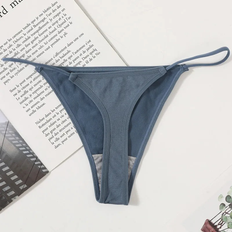 4Pcs/Set Women G-String Seamless Panties Underwear Sexy Lingerie Low Rise Thongs Female G-String High Cut Pantys Aviola