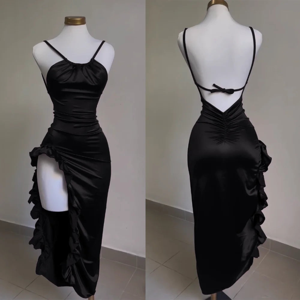 Cross-border dress summer senior sense Y2K sexy halter Spice Girl dress Aviola