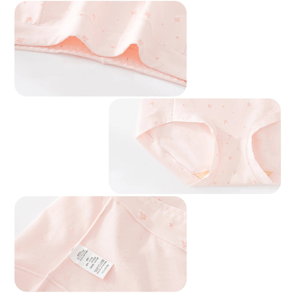3pcs/Set Cotton Underwear for Women Lady Comfort Soft Underpant Breathable Female Briefs Girl Panties Aviola