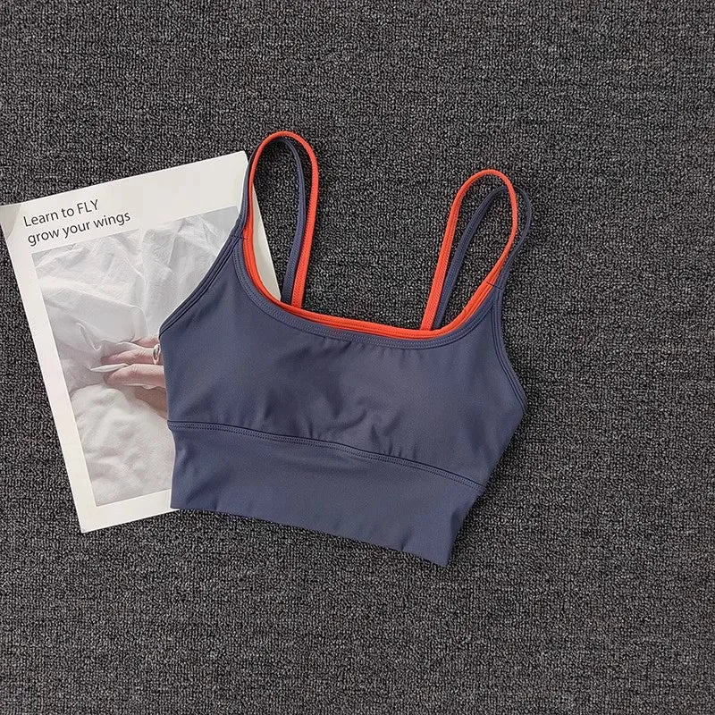 Women Breathable Sports Bra Shockproof Fitness Tops Push Up Gym Crop Top Brassiere Sport Bras Gym Workout Top Seamless Yoga Bra Aviola