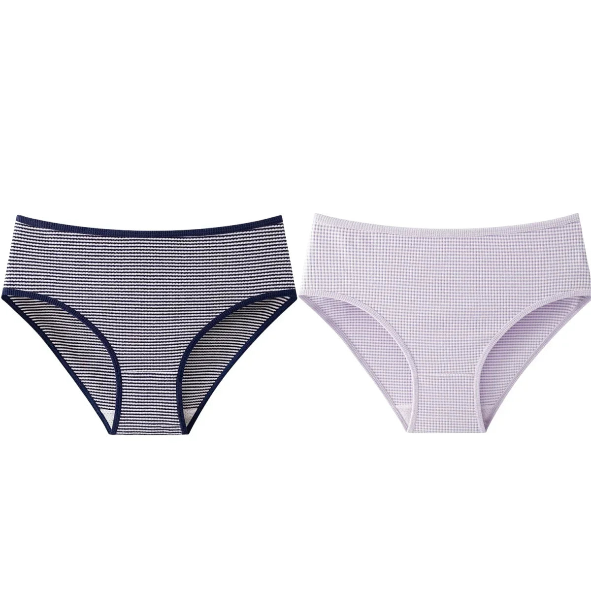 2Pcs/Set Women High Rise Panties Seamless Underwear Winter Warm Underpants Breathable Briefs Female Sexy Lingerie Aviola