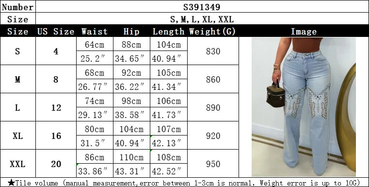 Denim Pant Women Jeans Wide Leg Long Pants High Waist Straight Trousers Y2k Streetwear Embroidery Splice Mom Jeans Party Club Aviola