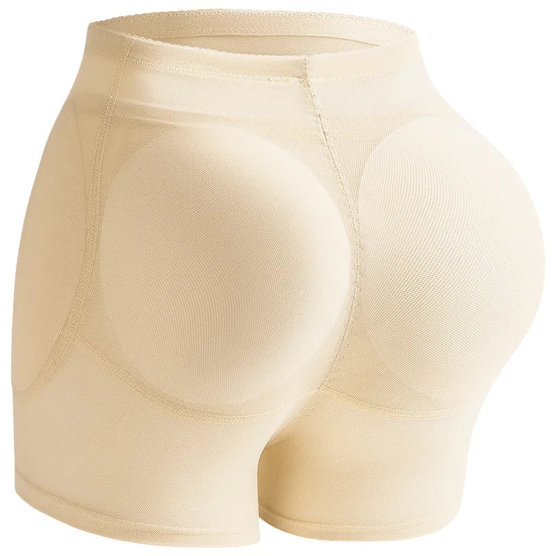 Women 4-Pad Butt Lifter Panties High Waist Tummy Control Shapewear Hip Enhancer Mesh Briefs Belly Slimming Body Shaper Shorts Aviola