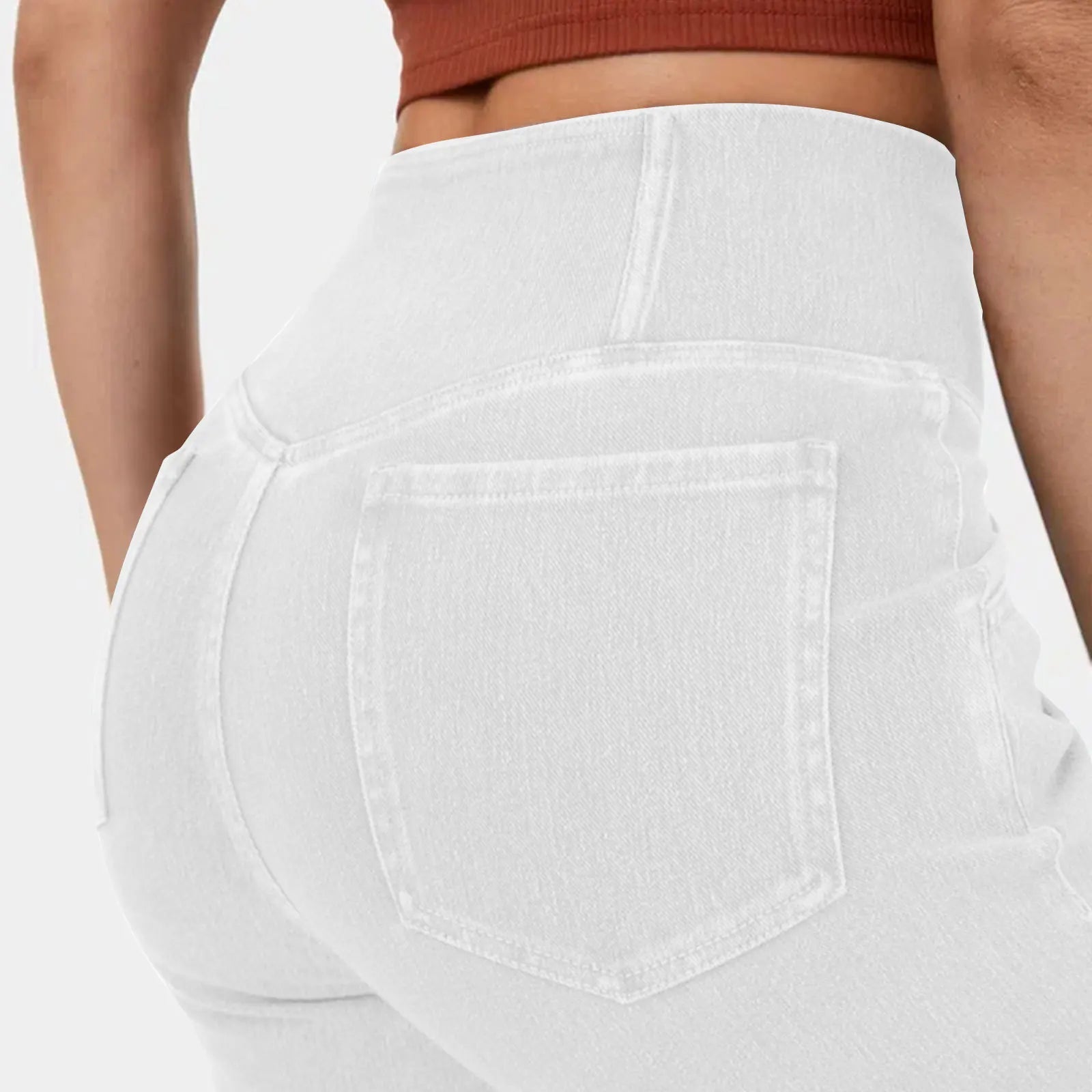 Denim Pant Women Jeans Long Flare Pants Slim Mom Jeans High Waist Yoga Trousers Y2k Streetwear Elegant Splice Sexy Work 2025 Aviola