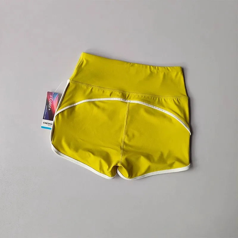 2 Pieces Yoga Suit for Women Splicing Color Fitness Gym Clothes Halter Sports Bra Matching Impact Shorts Workout Sets Gym Outfit Aviola