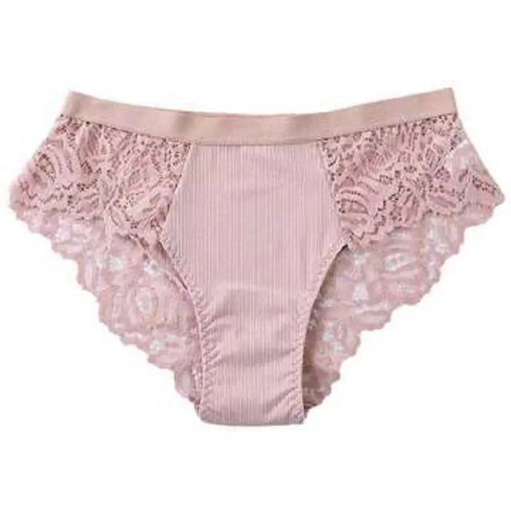 3pcs/Set Low-rise Lace Panties for Women Comfortable Soft Breathable Elastic Underwears Women's Sexy Fashionable Briefs Aviola
