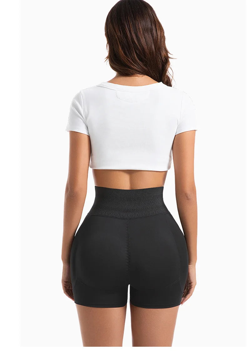 4 Pads Body Shaper Women Hip and Butt Lifter Shapewear Tummy Control Panties Waist Trainer with 3-Row Hooks Slimming Underwear Aviola