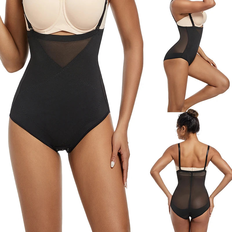 Light Shapewear Bodysuit Body Shaper Women Belly Sheath Waist Trainer Reductive Slimming Underwear Thin Breathable Aviola