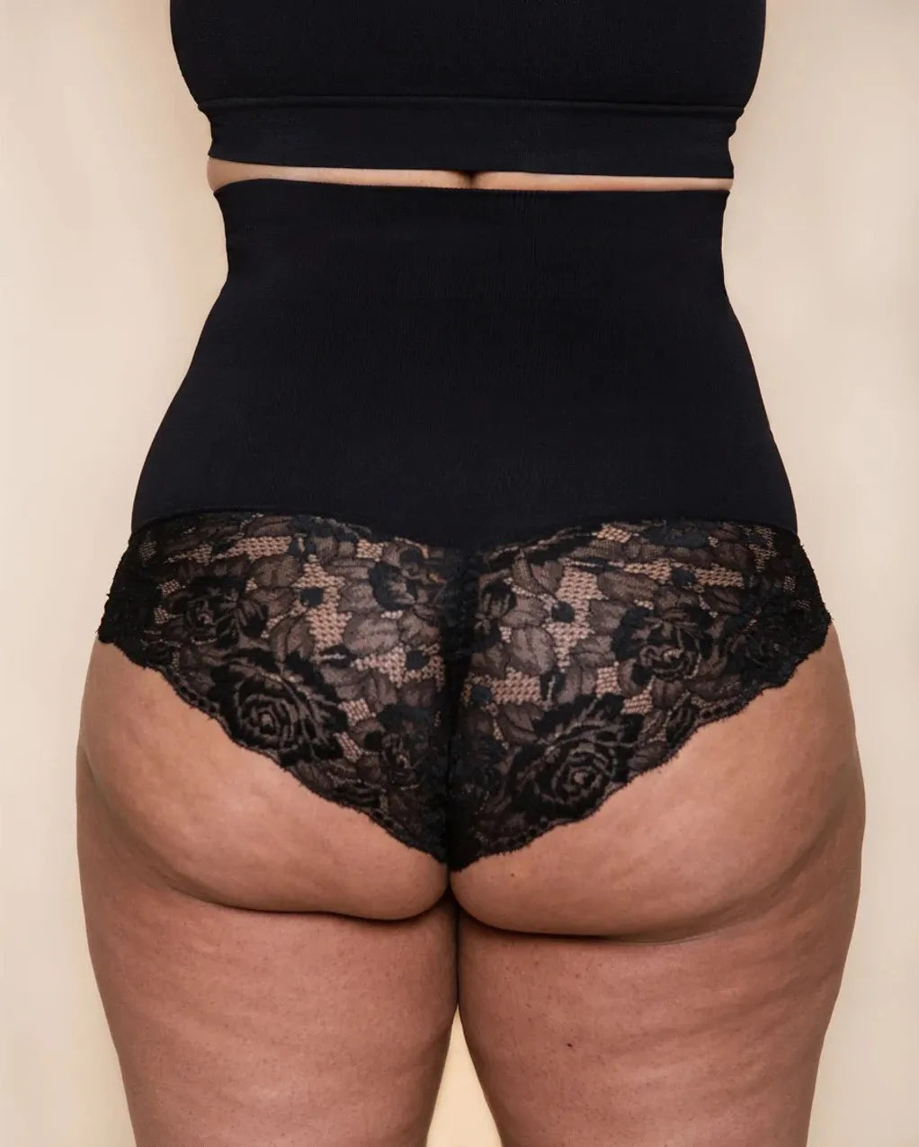Women High Waist Shaper Lace Panties Belly Control Body Slimming Control Shapewear Silicone Non-Slip Lingerie Waist Trainer YH05 Aviola