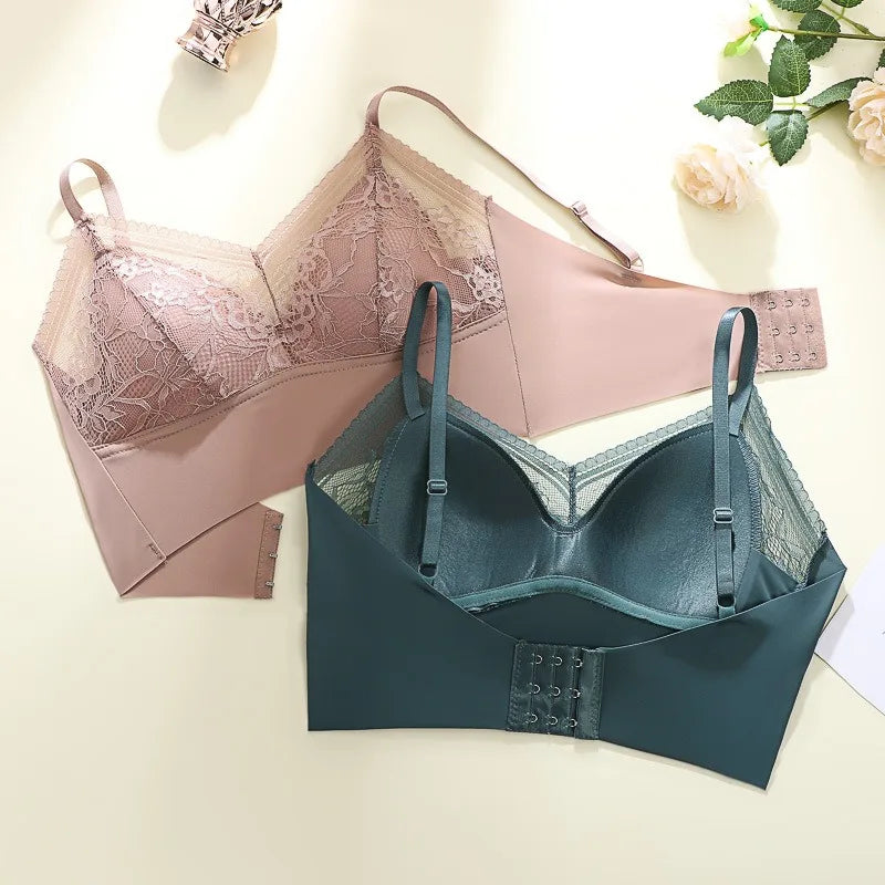 Seamless Bras For Women Push Up Bra Padded Underwear Comfort Brassiere Non-wire Lace Sexy Lingerie Aviola
