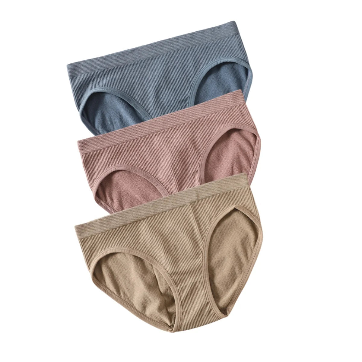 3Pcs/Set Seamless Panties Women Low Waist Briefs Female Full Coverage Back Underwear Sports Underpants Sexy Lingerie Panty Aviola