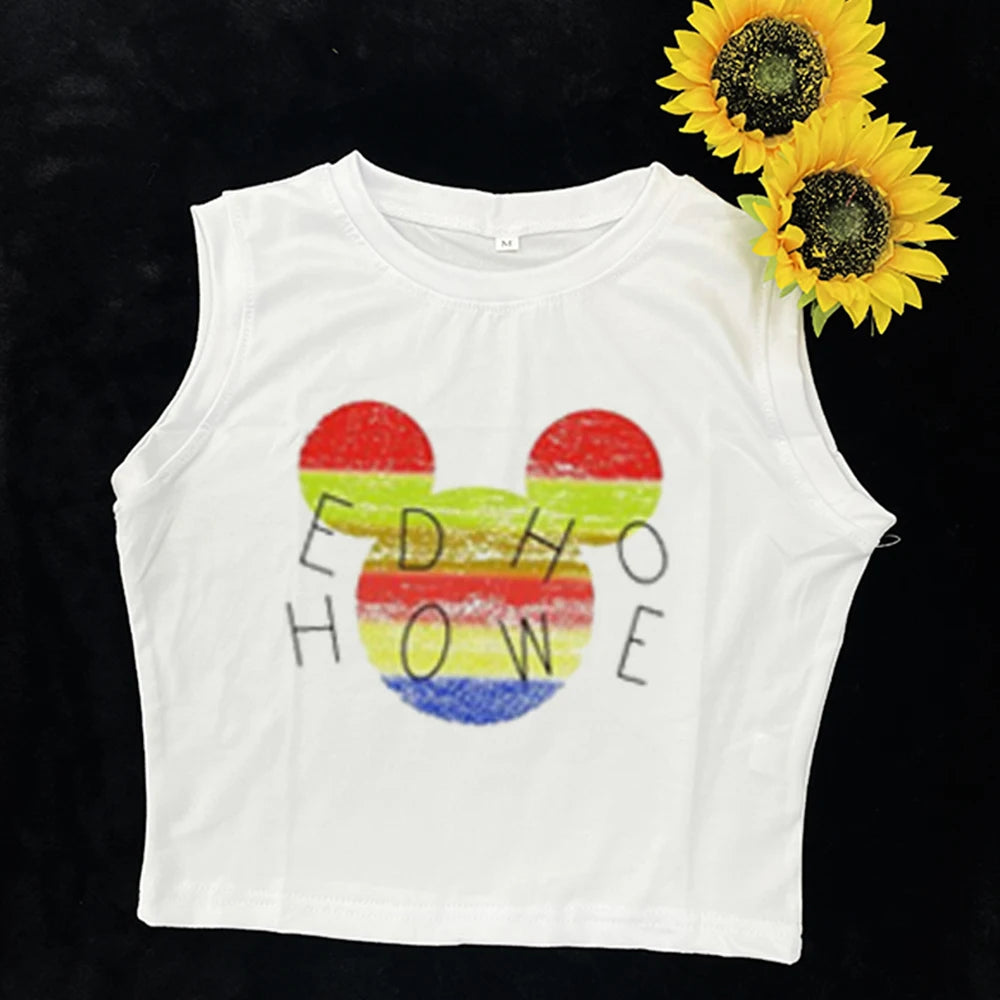 2024 ultra hot Europe and the United States short T-shirt women short sleeve summer new thin loose white shoulder clothes Aviola