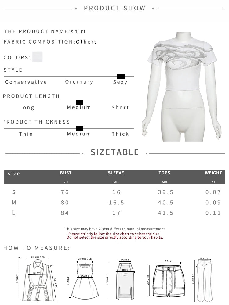 Nibber Print See Through t-Shirt Women o-Neck High Elasticity Skinny Sexy Summer Simple Street Classic Versatile Leisure Tops Aviola