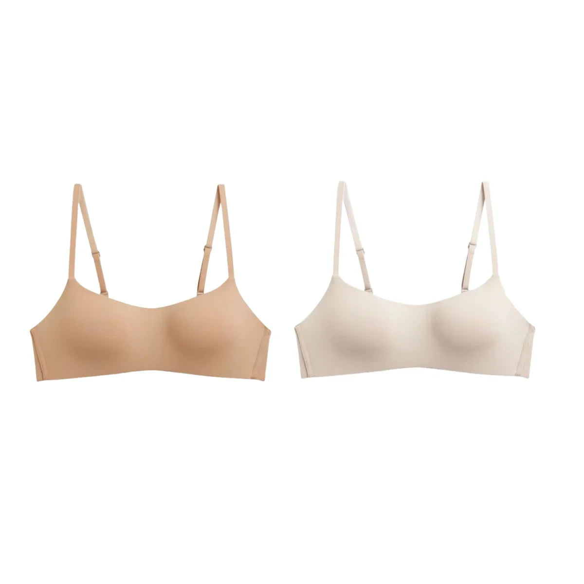 2PCS/Set Seamless Bras For Women Wireless Underwear 1/2 Cup Bra Female Wirless Sexy Lingerie Soft Padded Thin Intimates Aviola
