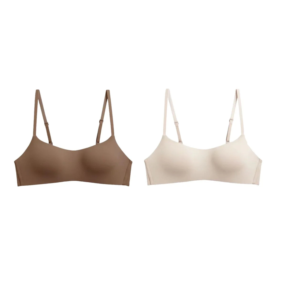 2PCS/Set Seamless Bras For Women Wireless Underwear 1/2 Cup Bra Female Wirless Sexy Lingerie Soft Padded Thin Intimates Aviola
