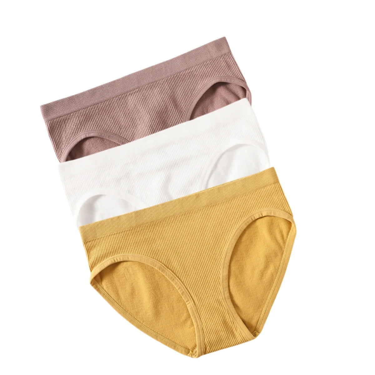 3Pcs/Set Seamless Panties Women Low Waist Briefs Female Full Coverage Back Underwear Sports Underpants Sexy Lingerie Panty Aviola