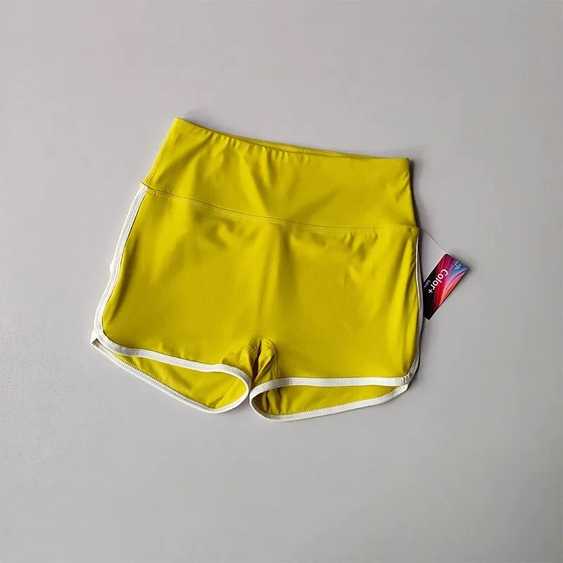 2 Pieces Yoga Suit for Women Splicing Color Fitness Gym Clothes Halter Sports Bra Matching Impact Shorts Workout Sets Gym Outfit Aviola
