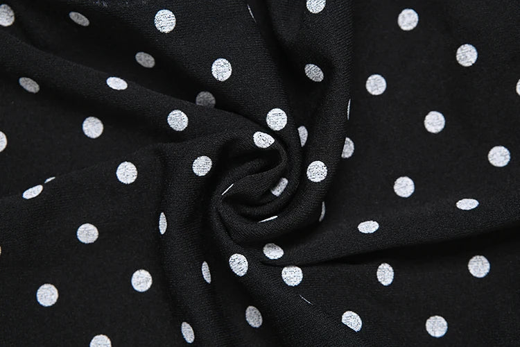 Nibber See Through Vests Women v-Neck Halter Bandage Backless Polka Dot Print Street Sexy Daily Skinny Fashion Hot Chick Tops Aviola