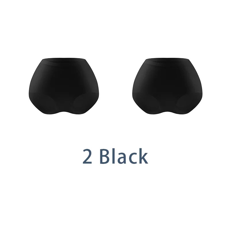2PCS/Set Women 10D Ultra Thin Antibacterial Seamless Underwear Girls Yoga Sport Panties M-3XL Plus Size Comfort Briefs Lingerie Aviola