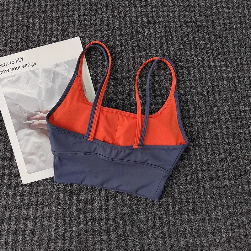 Women Breathable Sports Bra Shockproof Fitness Tops Push Up Gym Crop Top Brassiere Sport Bras Gym Workout Top Seamless Yoga Bra Aviola