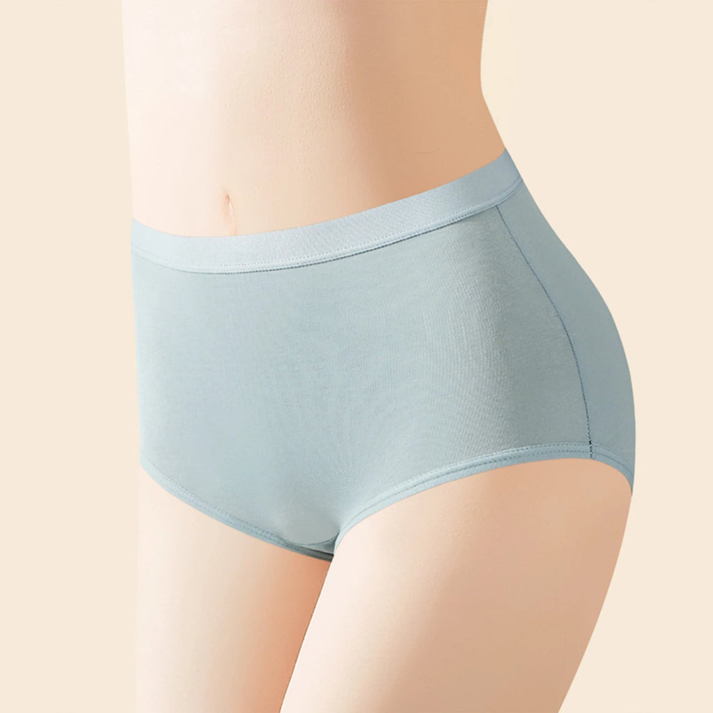 5pcs/Set Women's High-Waisted Panties Female Briefs Soft Girls' Underpants Breathable Comfortable Elastic Underwear Aviola