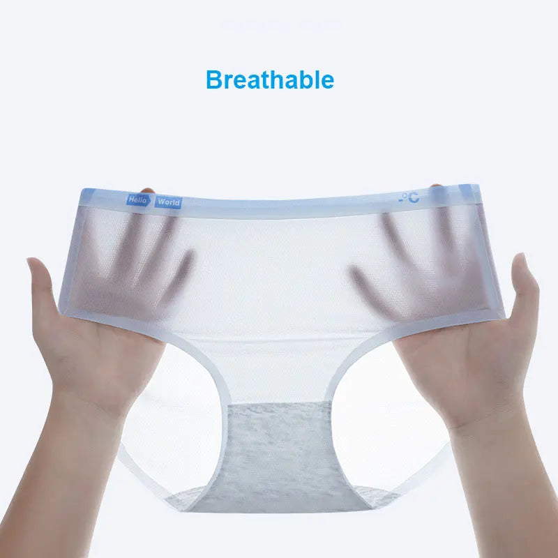 5Pcs Women's Seamless No Show Underwear Mid Waist Panties Invisible Light Underwear Aviola