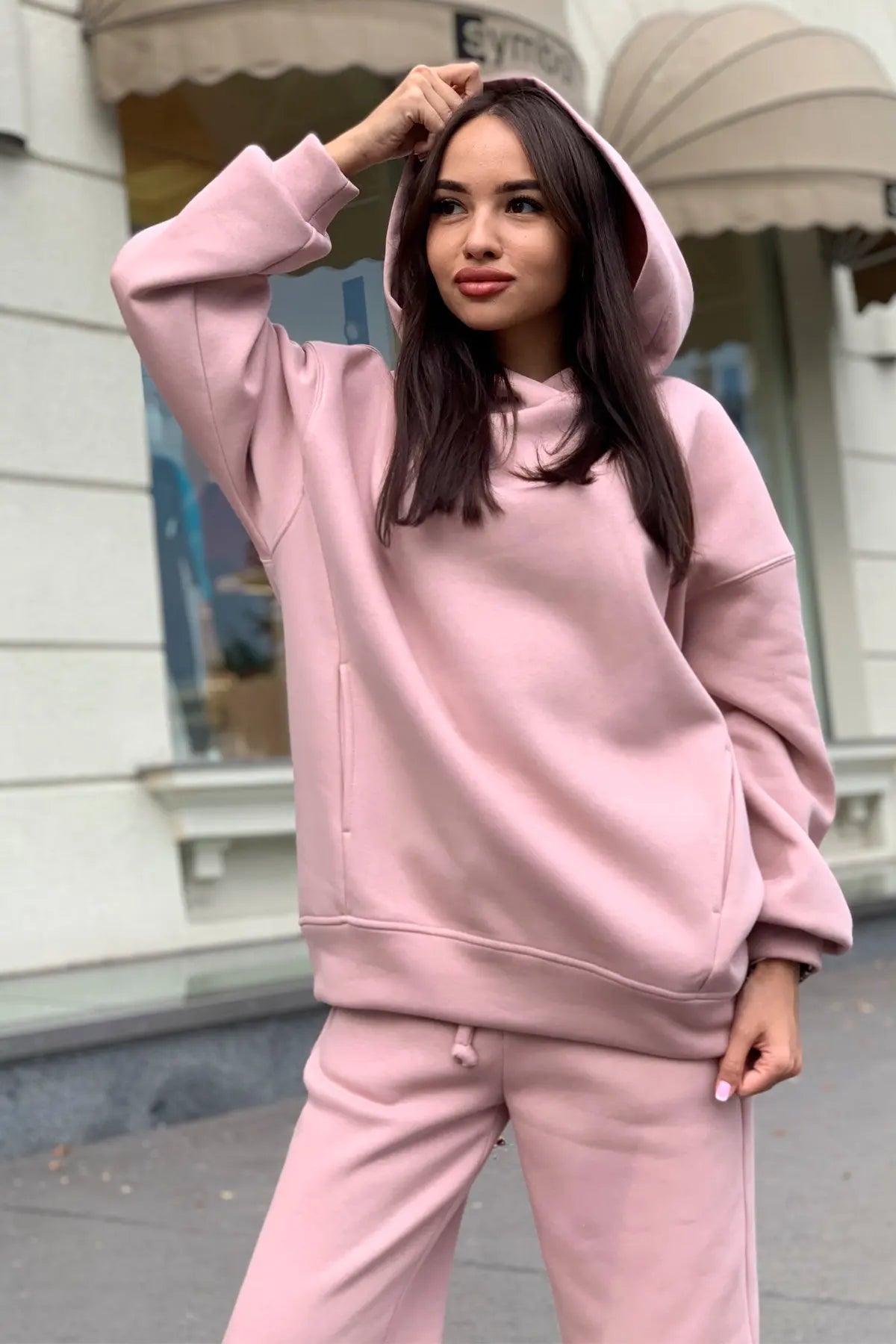 autumn tracksuit outfit set Women Two Piece Set hoodies Hooked Leisure Wide Leg Long Pants Sets Slim Fit Office Ladies Autumn Aviola