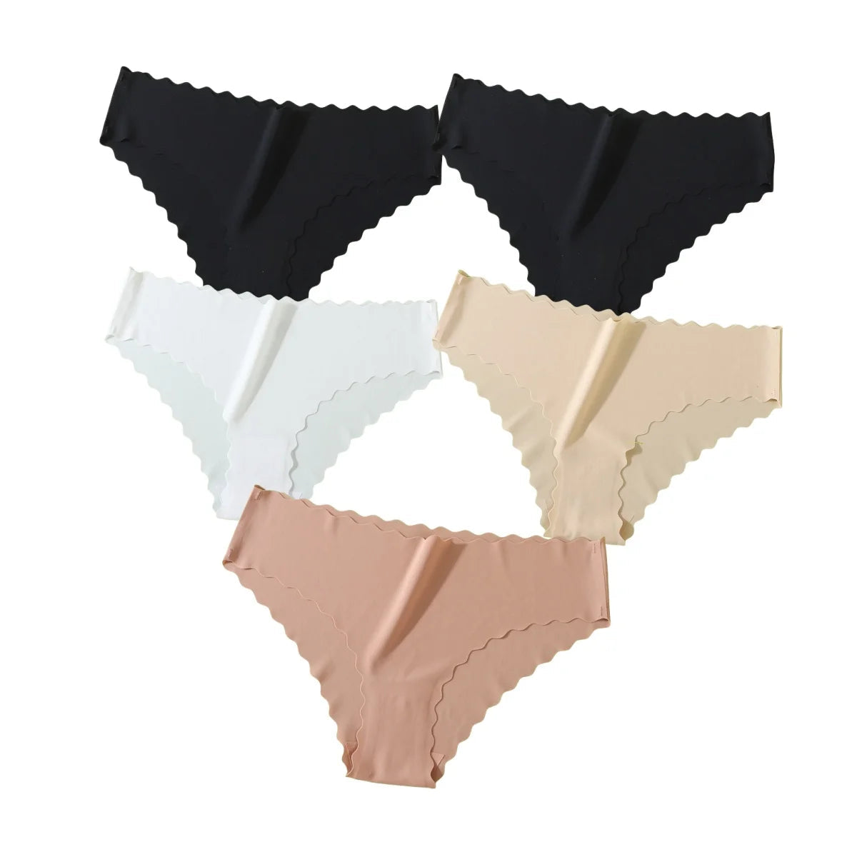 5Pcs/Set Briefs Women Panties Seamless Underwear Female Underpants Summer Soft Panties Thin Sexy Lingerie Aviola