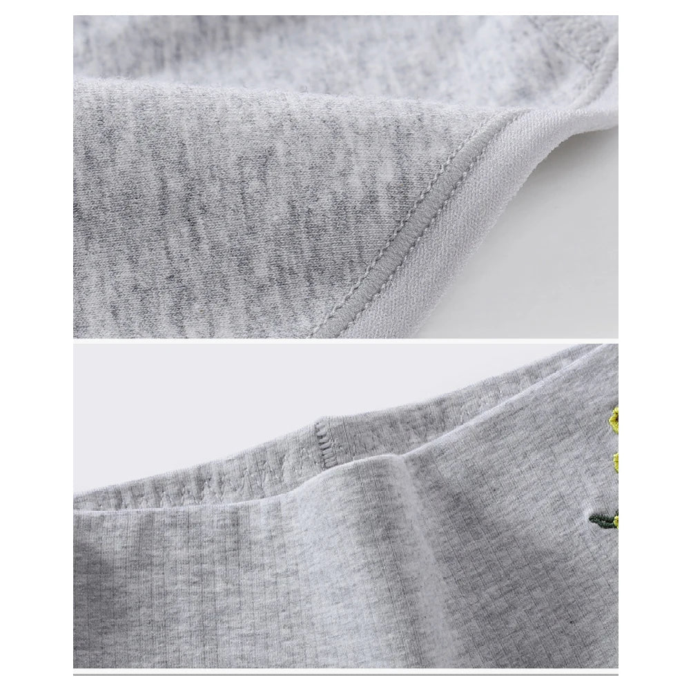 5 pcs/Lot High Waist Underwear Cotton Panties for Women Light Panty Culotte Femme Underpants M-XXL Girls Comfortable Briefs Aviola